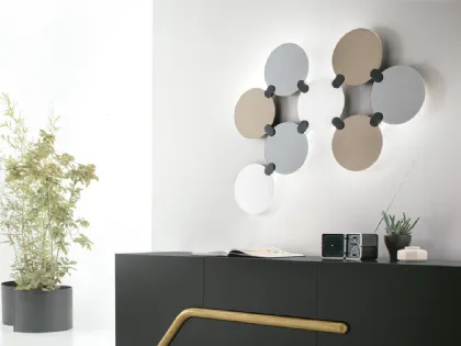 Specchio Atomo composto da 8 specchi con raccordo in metallo di Target Point