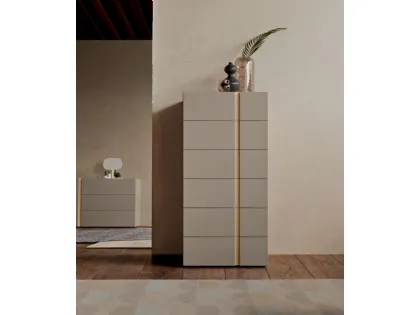 BOKNI Comodino da 20 cm Mobile per fessure ultra-stretto in pelle di legno  con 2 cassetti e 4 gambe in metallo Armadietto per camera da letto, comodino  per soggiorno : : Casa