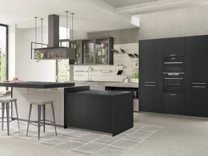 Mobili da cucina Greige stile moderno